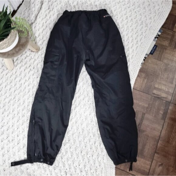 MISTY MOUNTAIN Premium Black Water Resistant Snow/Ski Fleece Snowpants - Picture 2 of 16